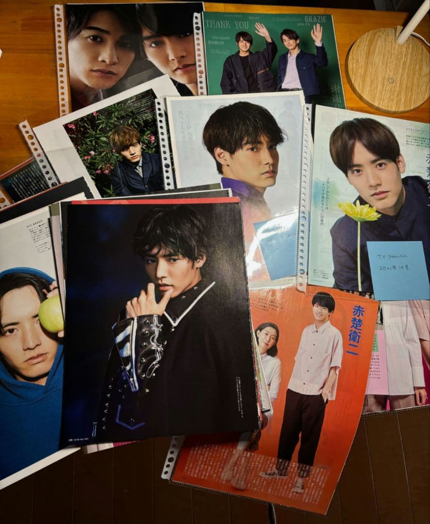 赤楚衛二　雑誌75冊、雑誌切り抜き多数、1st写真集、掲載新聞 まとめ売り