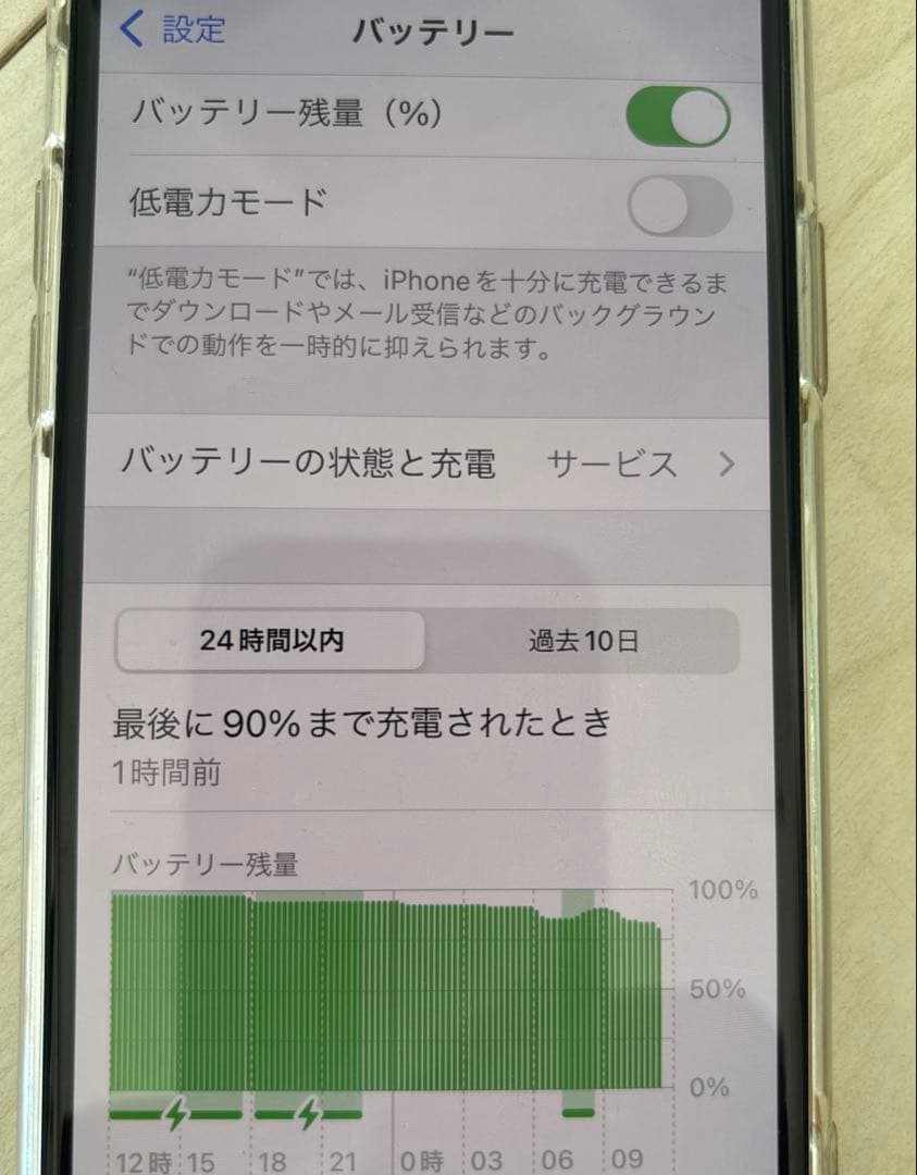 Apple iPhone X シルバー 本体　256GB バッテリー残量90%