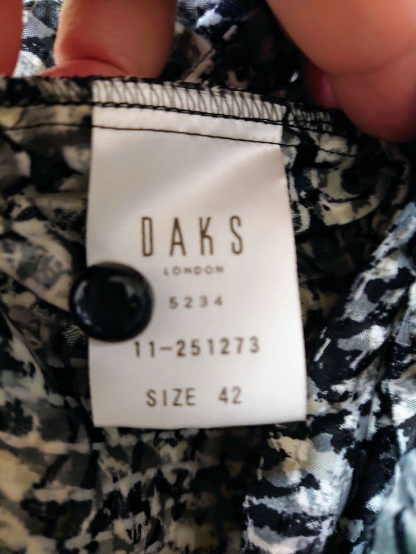 最終価格★DAKS ダックス フレア チュニック 42 ブラック