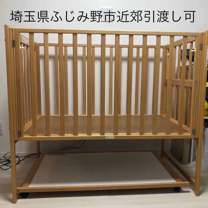 ヤマサキ ハイタイプ ツーオープン ベビーベッド