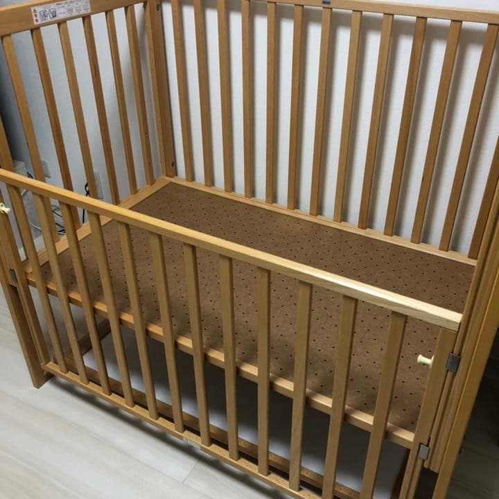 ヤマサキ ハイタイプ ツーオープン ベビーベッド