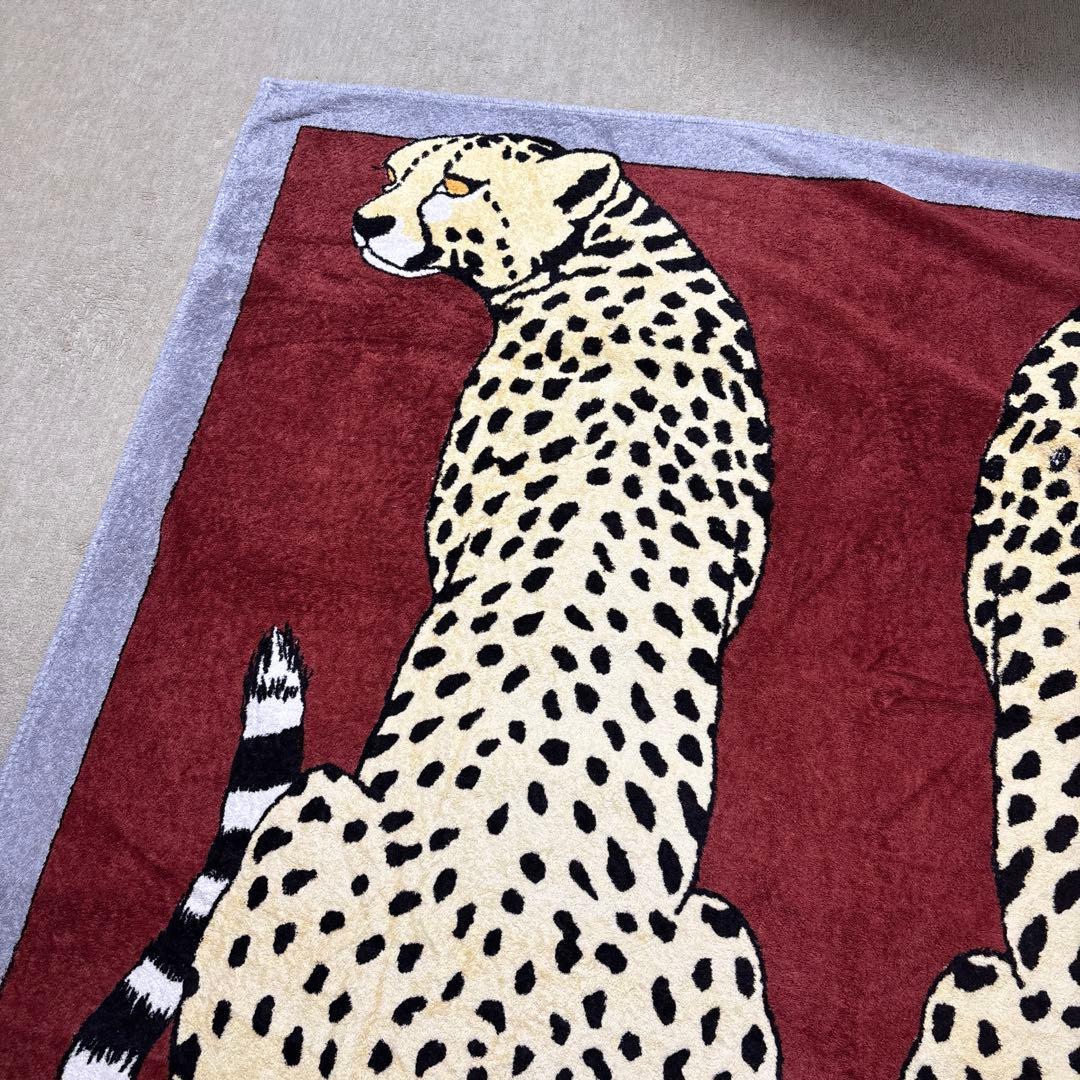 エルメス／チーター デザイン 、タオルケット