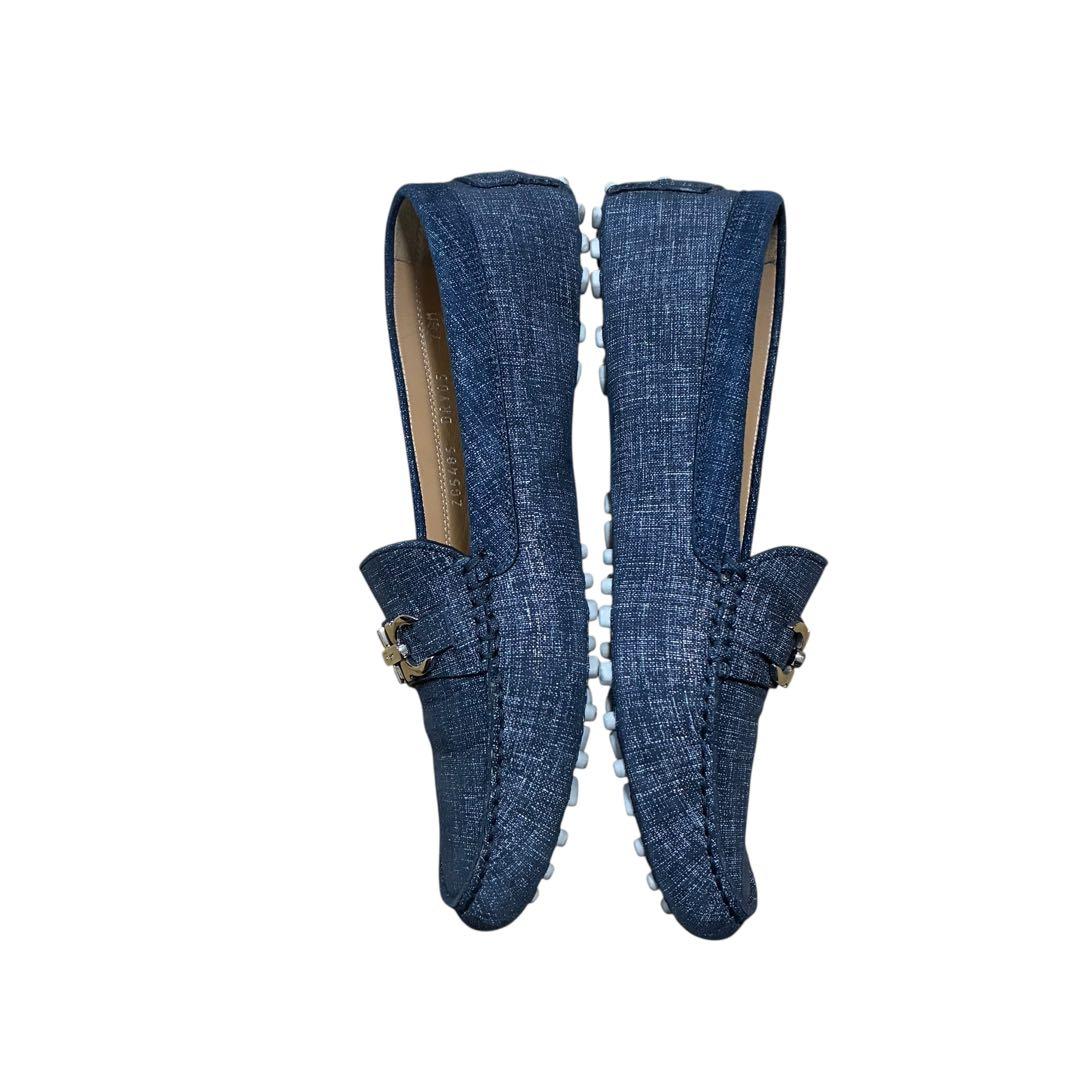 Salvatore Ferragamo デニム ビット ドライビングシューズ