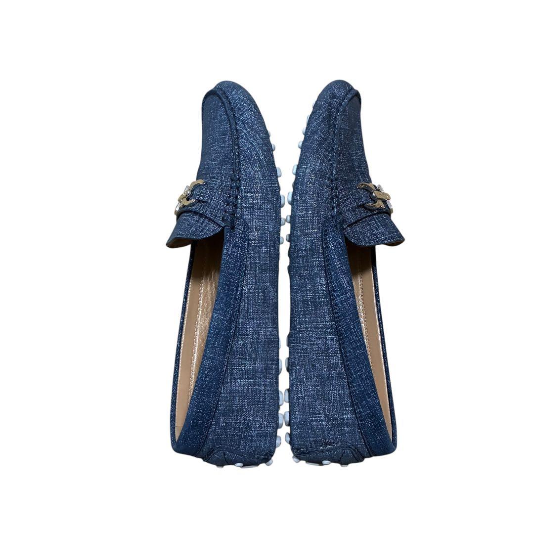 Salvatore Ferragamo デニム ビット ドライビングシューズ