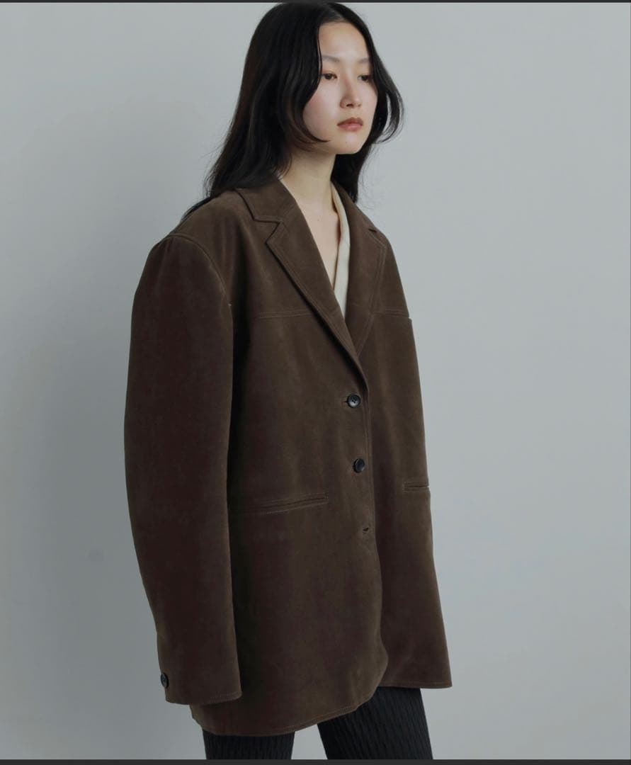 anuke Eco Suede Jacket アヌーク　エコスエードジャケット