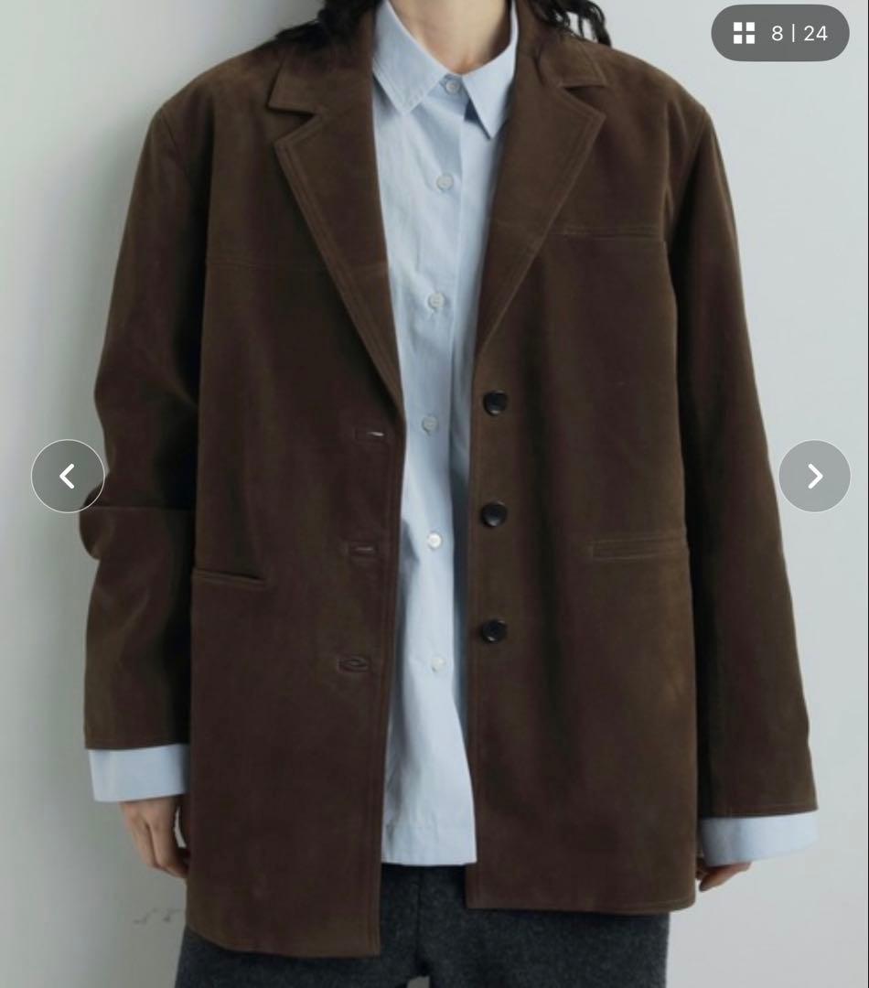 anuke Eco Suede Jacket アヌーク　エコスエードジャケット