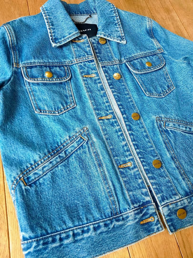 COACH ライトブルーデニムジャケット