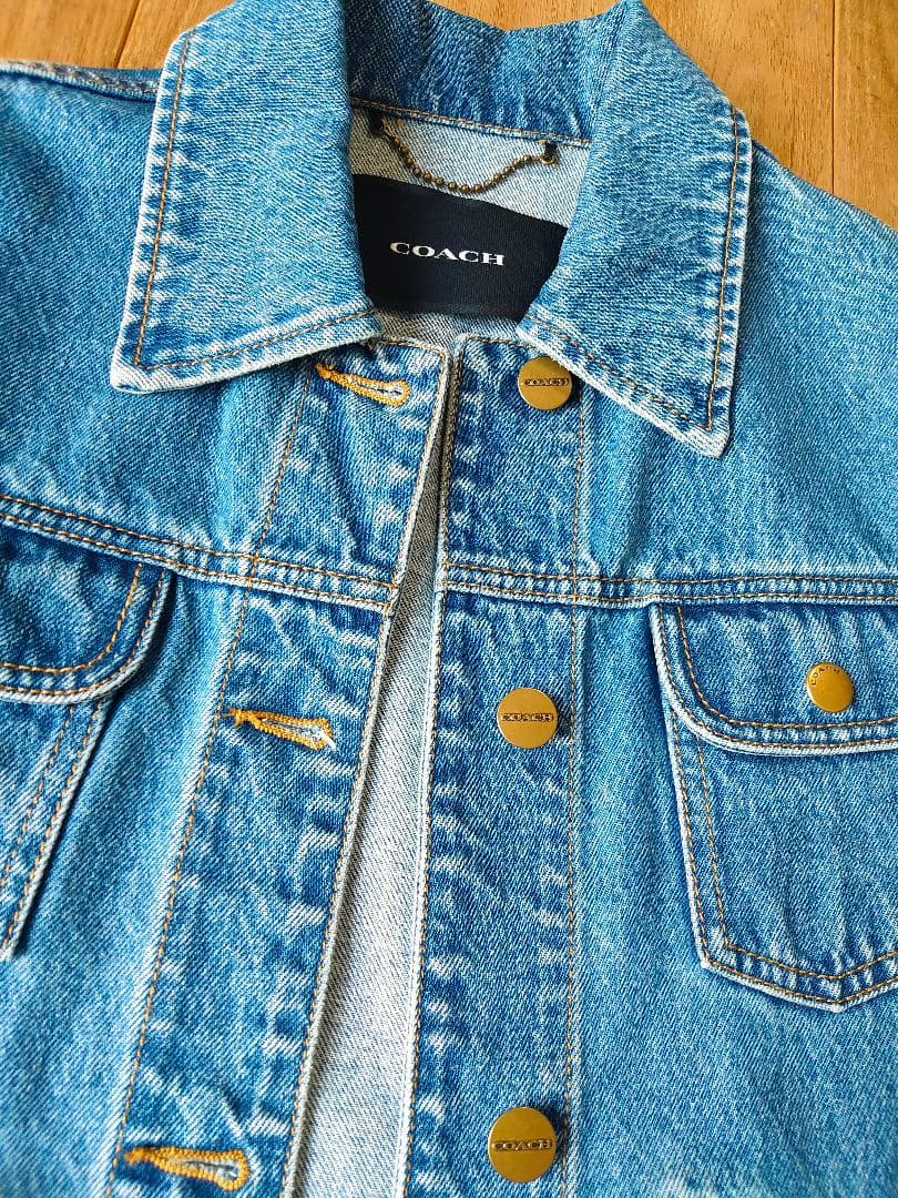 COACH ライトブルーデニムジャケット