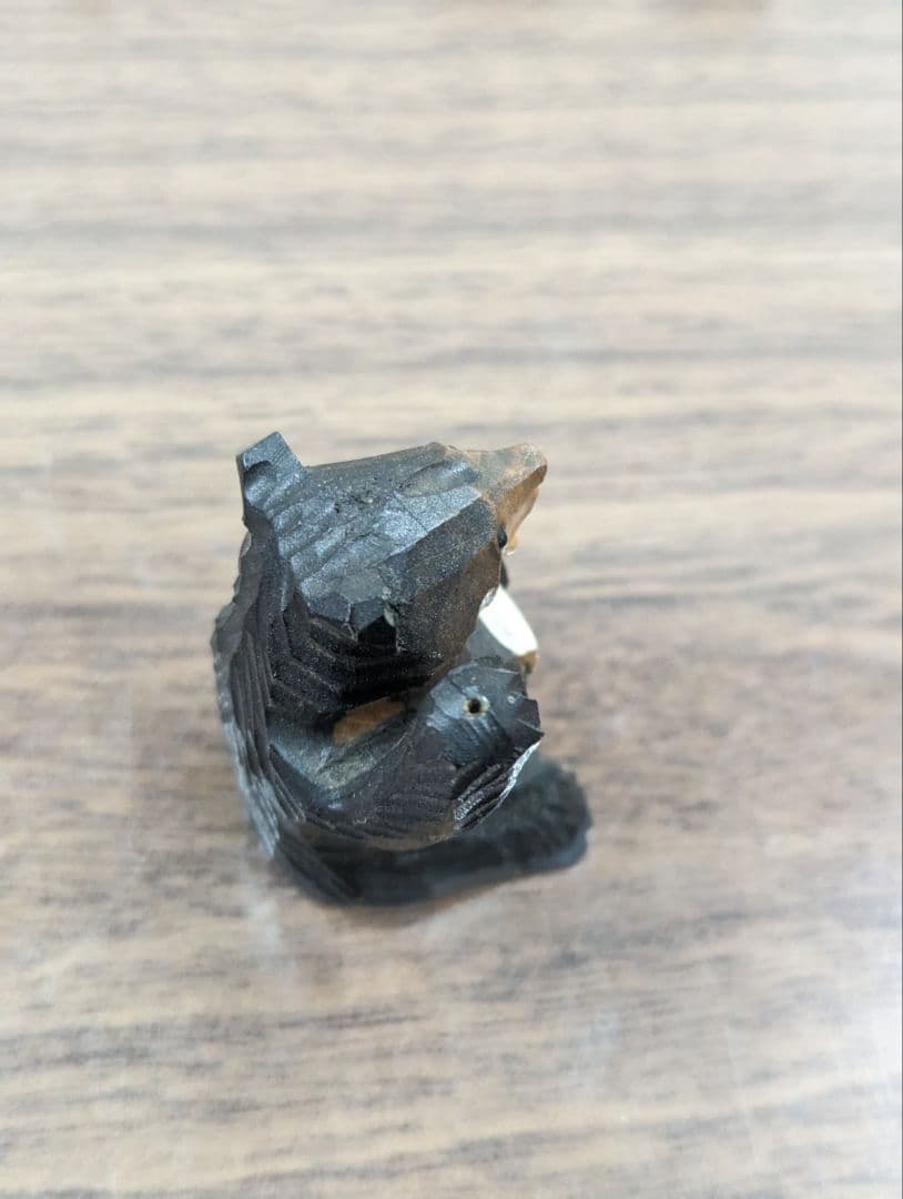 登別　木彫　熊　ミニチュア　音楽隊　　置物