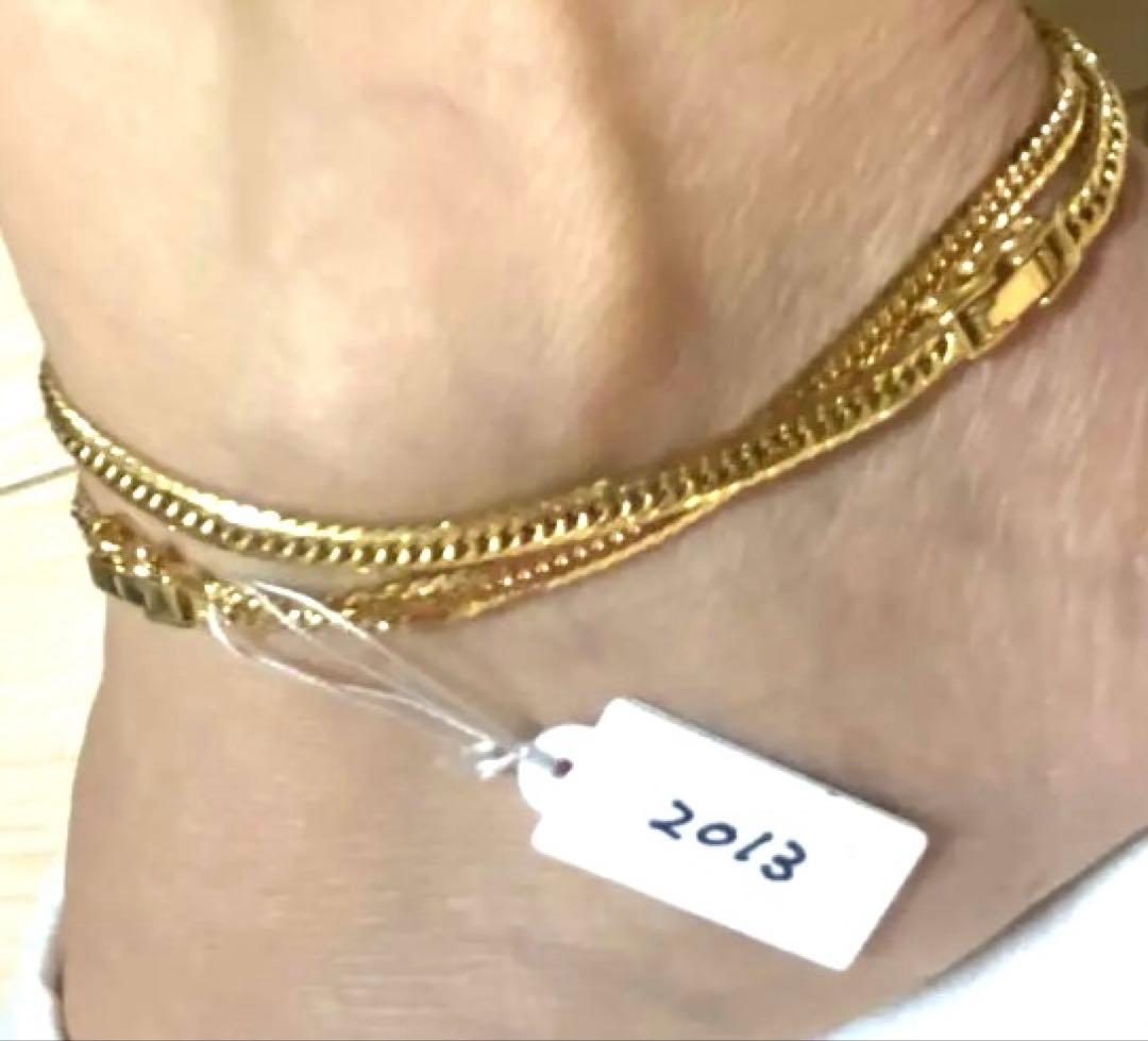 k18 喜平 アンクレット 8カット ゴールド[ 新品]10.12g