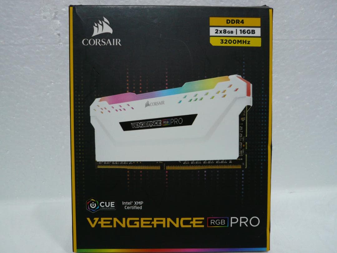 メモリー DDR4-3200 16GB CORSAIR VENGEANCE RGB PRO