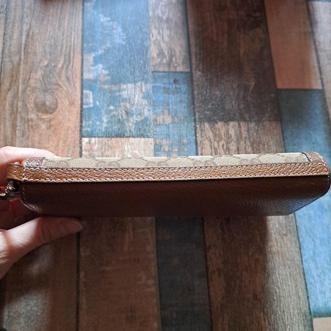 ※週末迄値下※GUCCI ブラウンレザー GGパターン 長財布