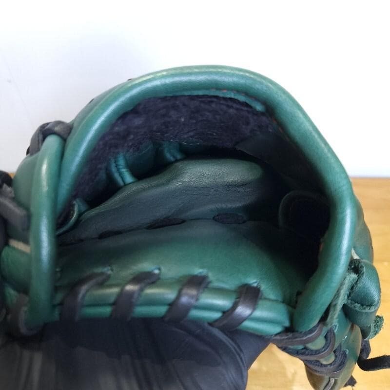 ZETT ソフトステア シリコンラベル レアカラー ダークグリーン 軟式グローブ