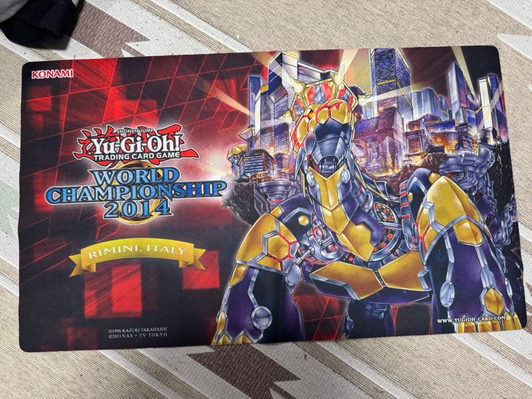 遊戯王 WCS2014 悠久の黄金都市 グランポリス プレイマット