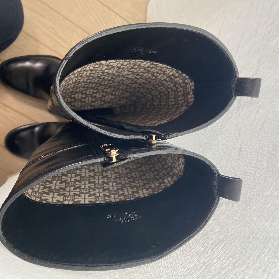 トリーバーチスタッズ付きロングブーツ　美品