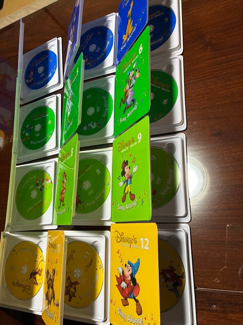 ディズニー英語システム　シングアロングDVD CD 本