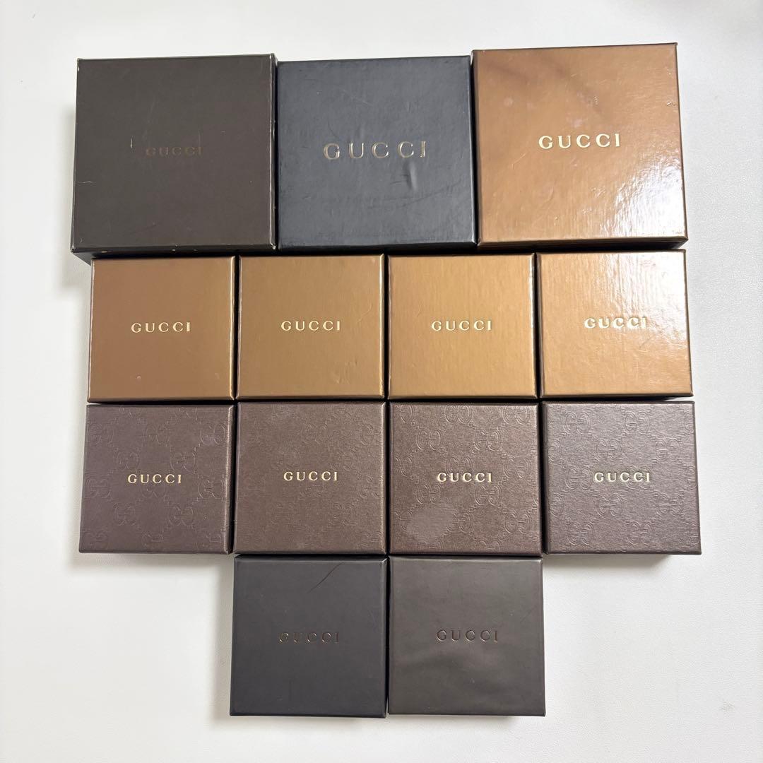 グッチ　アクセサリーケース　保存袋　空箱　13個セット　まとめ売り