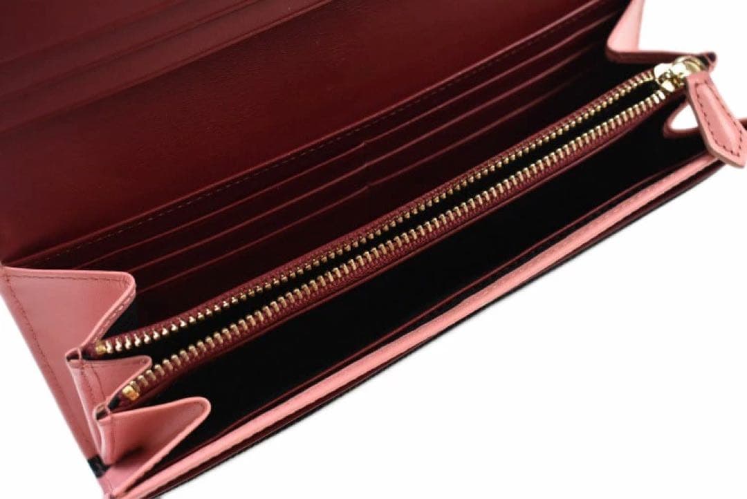 新品　ポールスミス Paul Smith カラーフラッシュレザー かぶせ 長財布