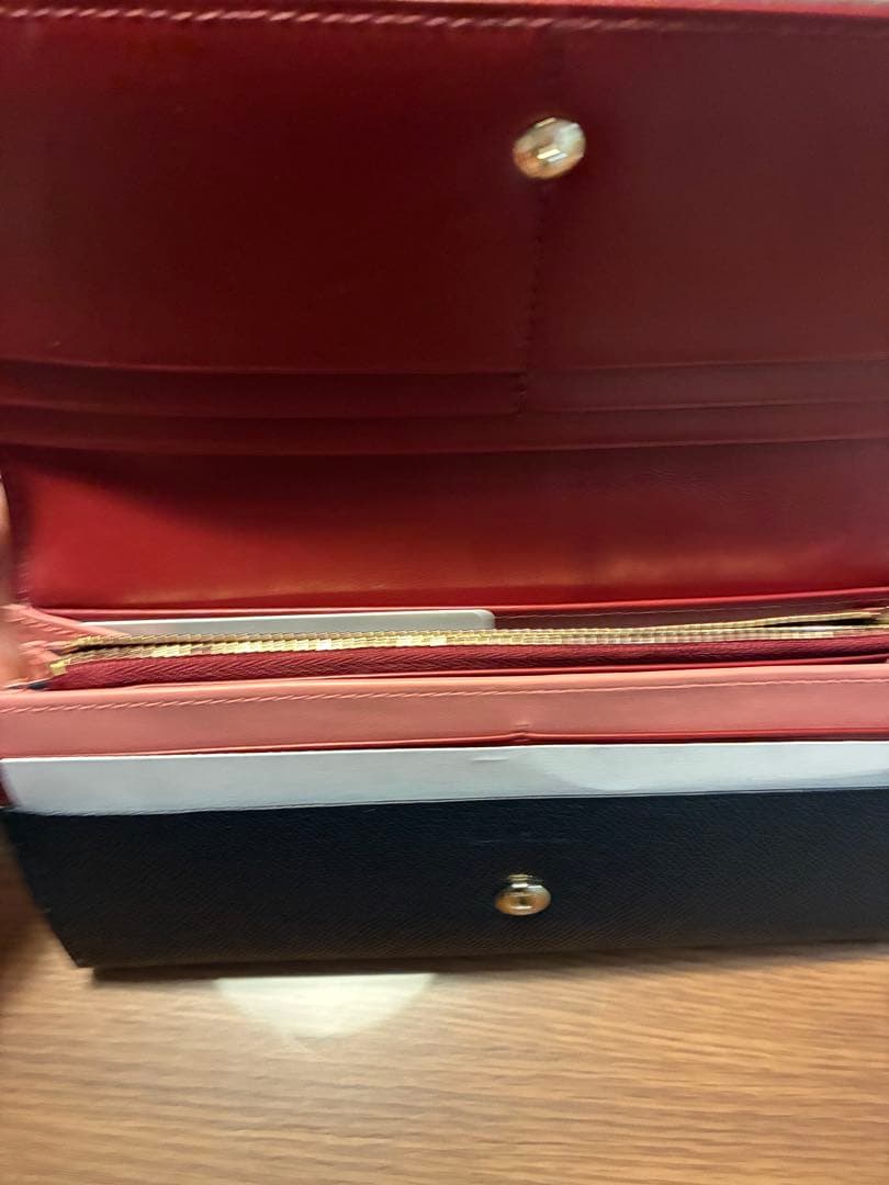 新品　ポールスミス Paul Smith カラーフラッシュレザー かぶせ 長財布