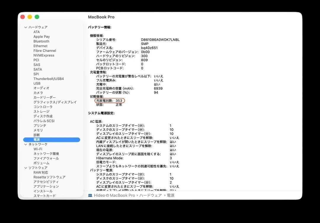 MacBook Pro 2019 Retinaディスプレイ 16インチ 16GB