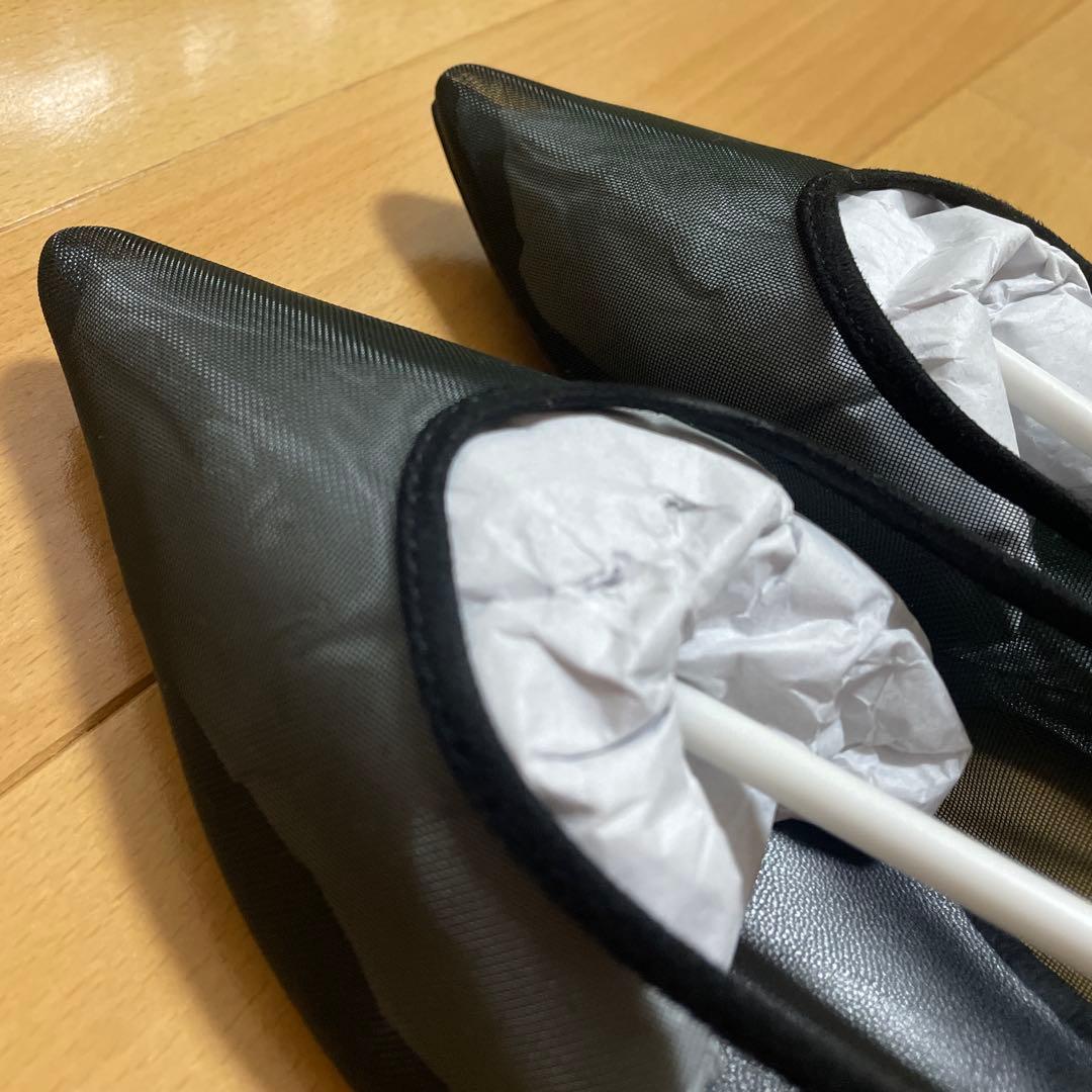 TULLE BACKストラップミュール Ｍサイズ