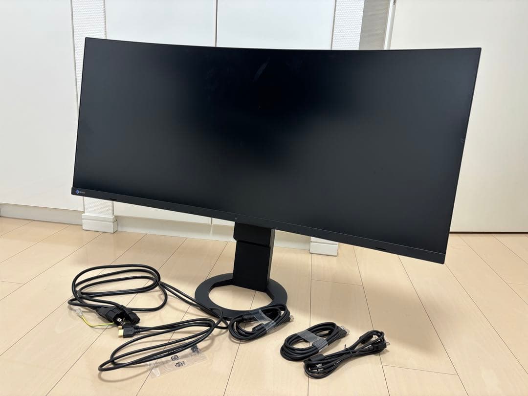 37.5型 曲面ウルトラワイドモニター FlexScan EV3895-BK