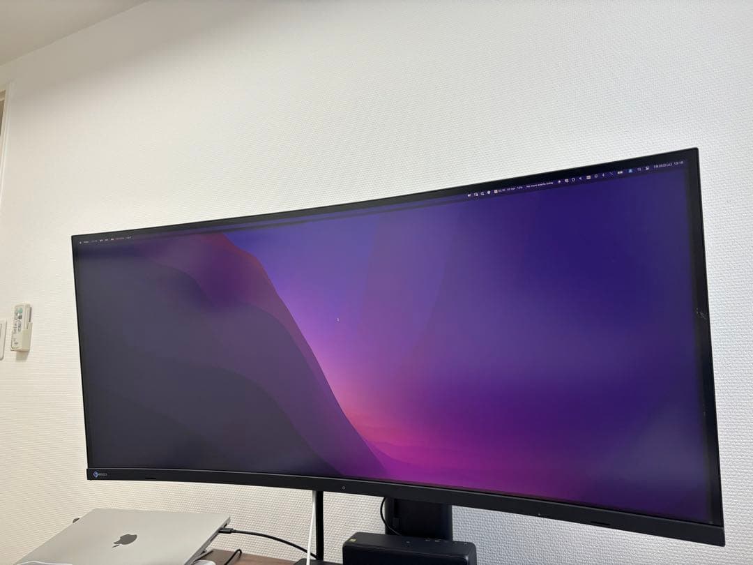 37.5型 曲面ウルトラワイドモニター FlexScan EV3895-BK