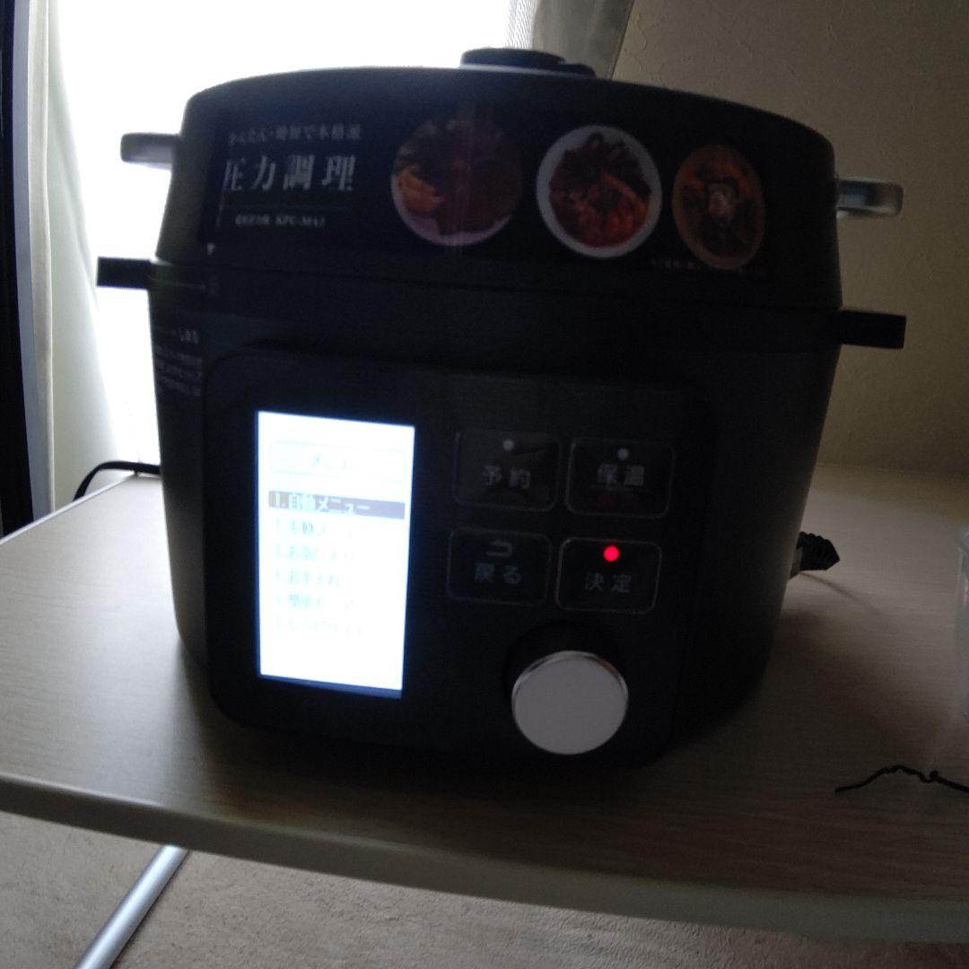 【未使用】IRIS OHYAMA 電気圧力鍋　KPC-MA2 ブラック