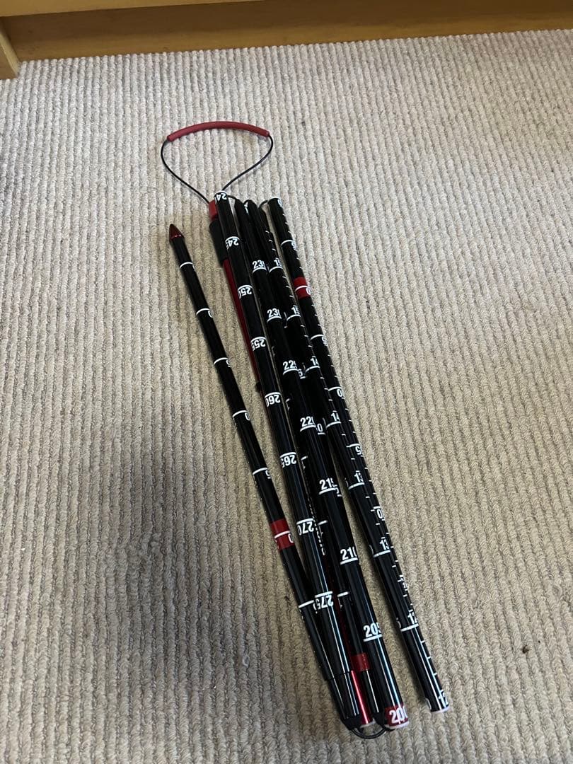 雪山雪崩対策　三種の神器 セット ビーコン　スコップ　ゾンデ棒