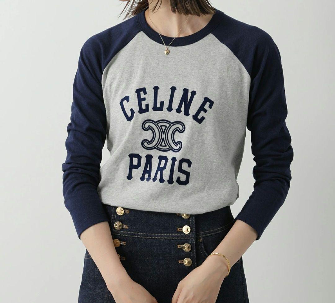 CELINE セリーヌ トリオンフ　カットソー 長袖 Tシャツ