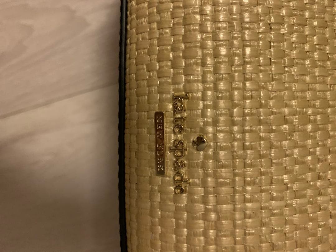 美品Kate Spade 2WAYリボンカゴバッグ