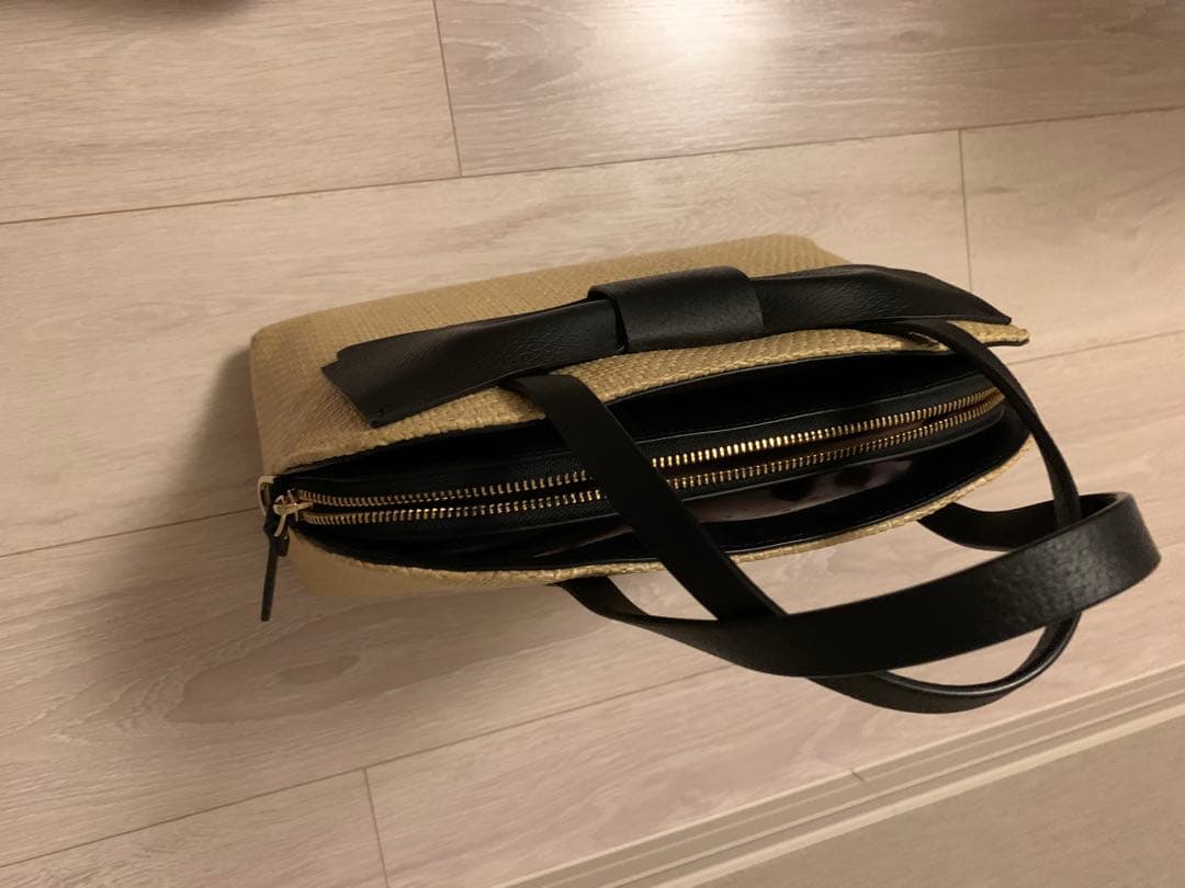 美品Kate Spade 2WAYリボンカゴバッグ