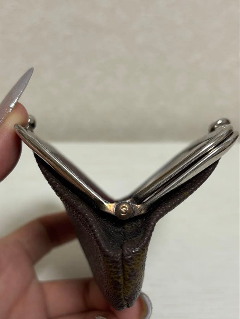 Louis Vuitton がま口ケース ダークブラウン