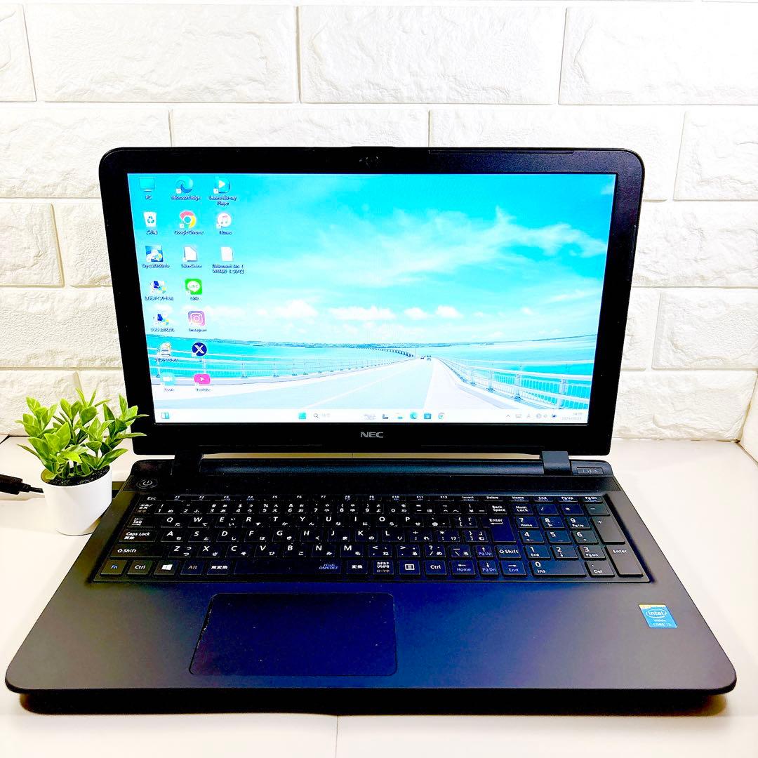 大容量たっぷり保存✨新品メモリ8GB カメラ すぐ使える ノートパソコン NEC