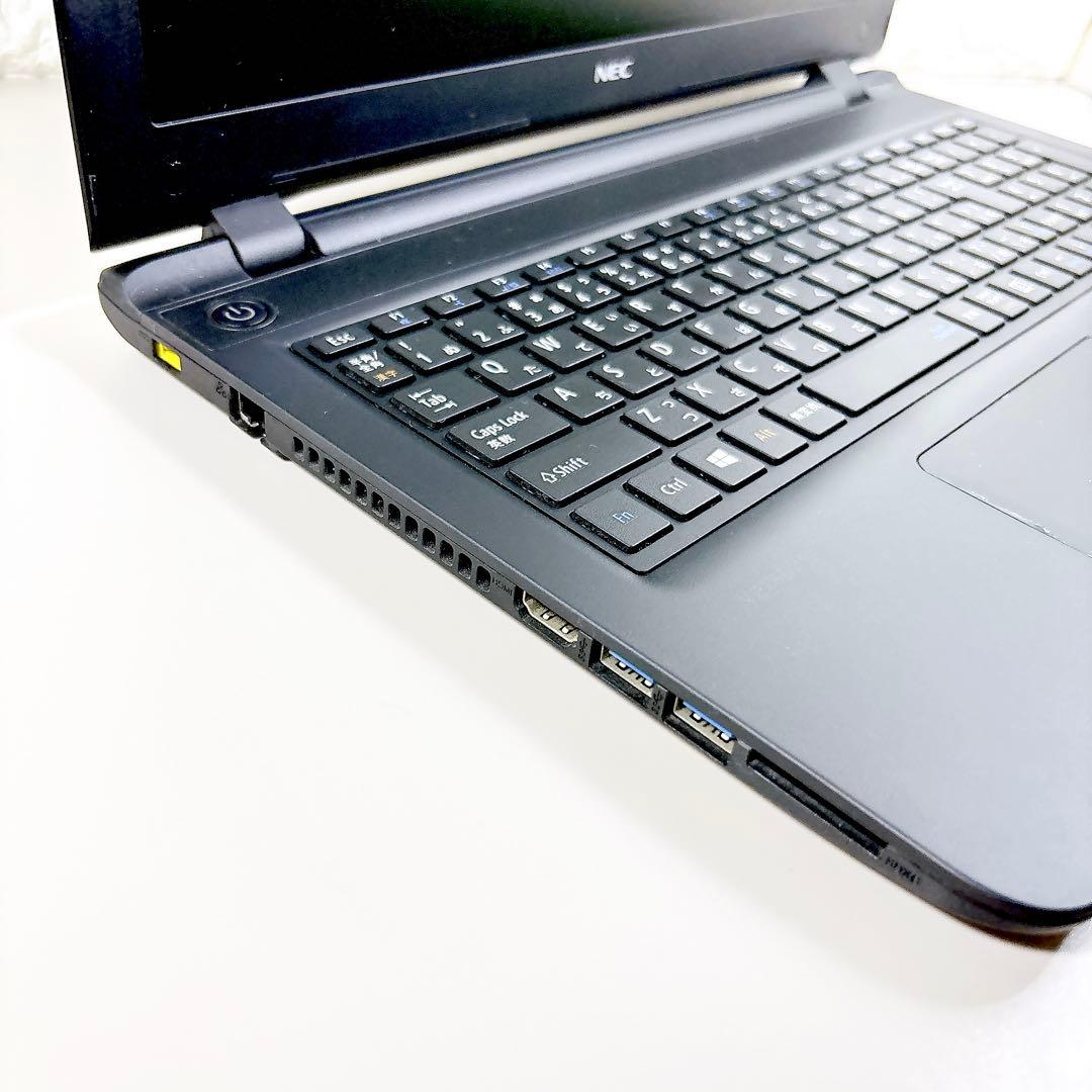 大容量たっぷり保存✨新品メモリ8GB カメラ すぐ使える ノートパソコン NEC