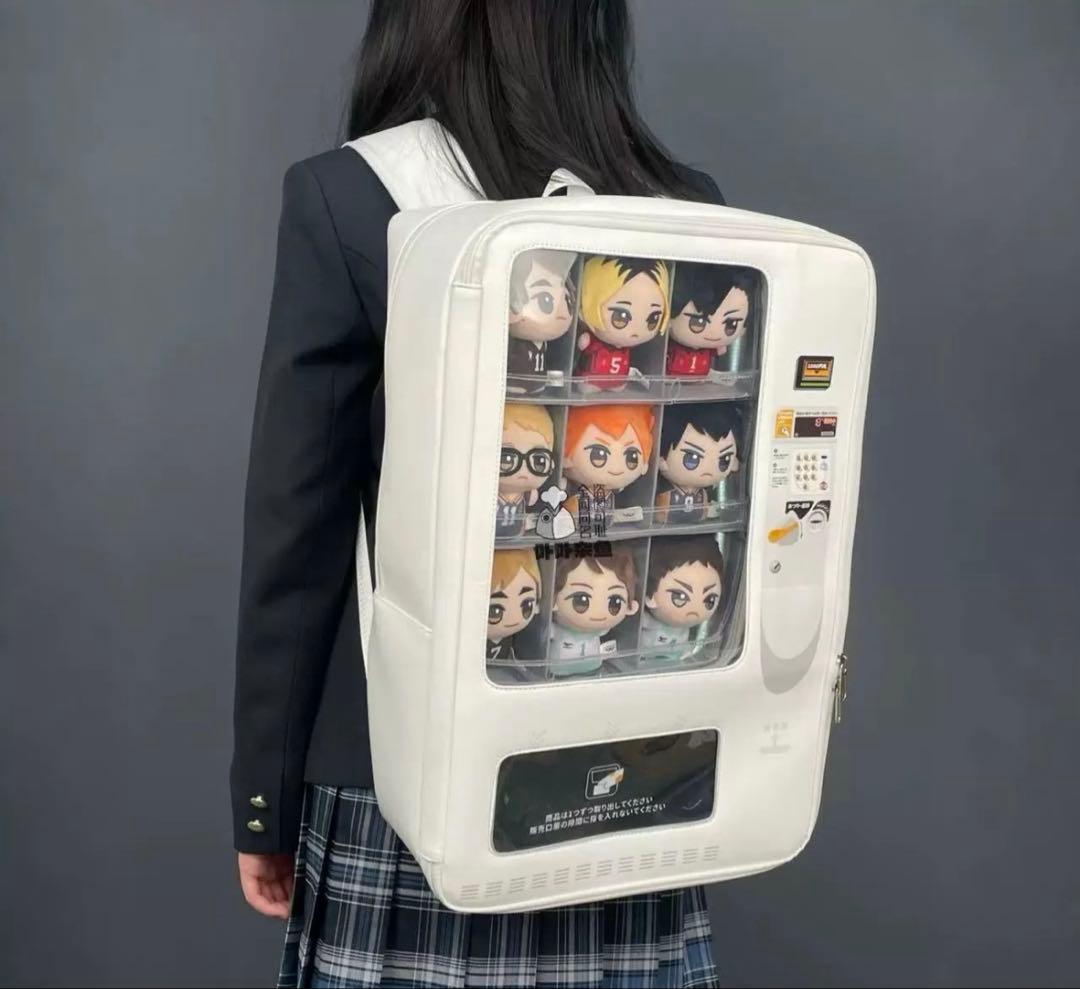 卟卟杂鱼　正規品　自販機型リュック　黒　痛バ　痛リュック