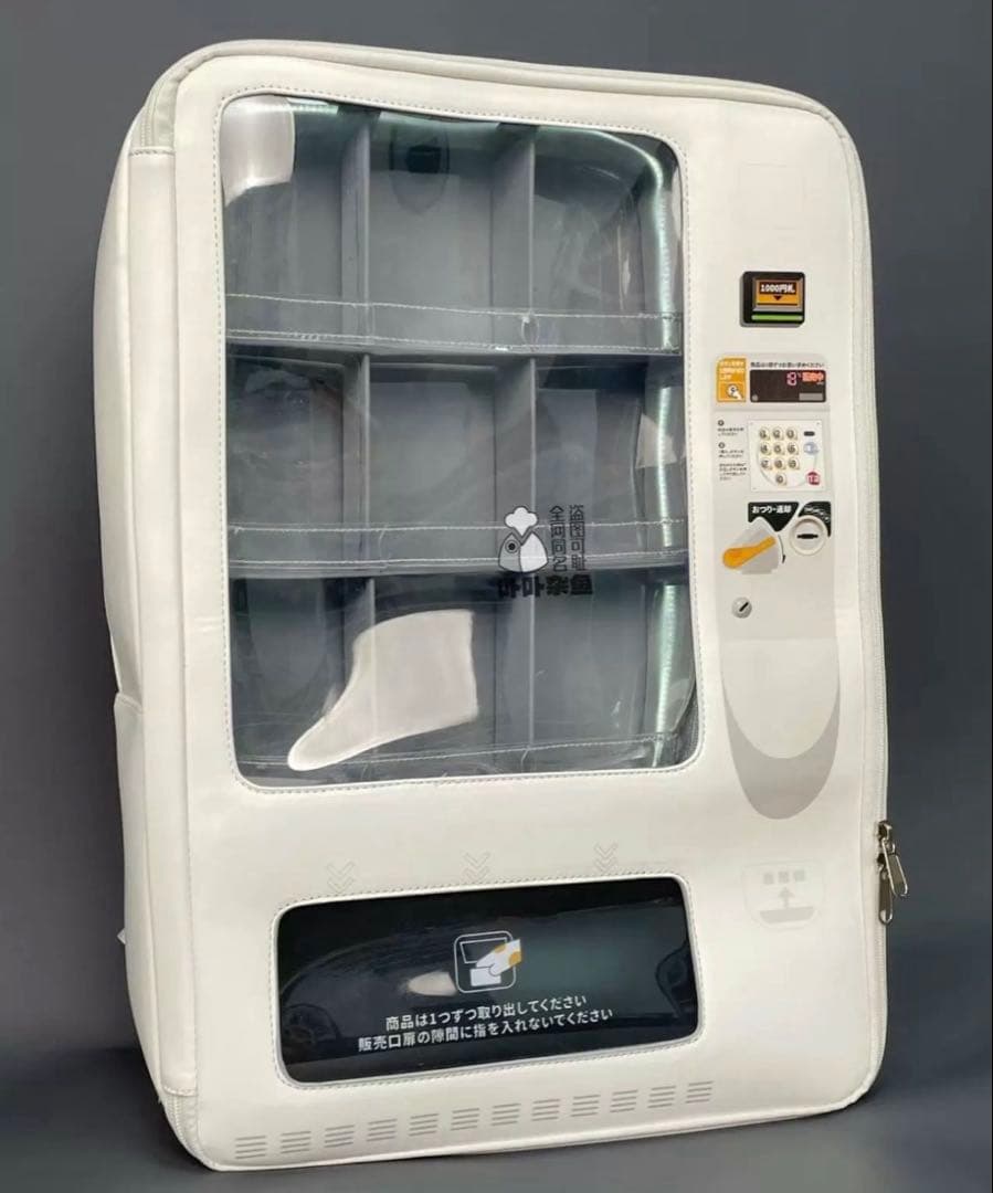 卟卟杂鱼　正規品　自販機型リュック　黒　痛バ　痛リュック