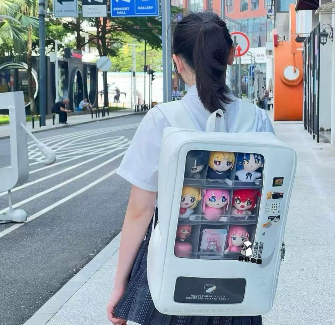 卟卟杂鱼　正規品　自販機型リュック　黒　痛バ　痛リュック