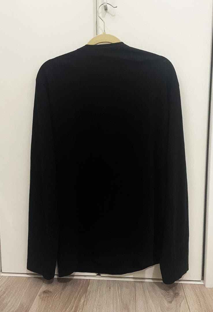 モンクレール ワンポイント ロング　Tee ブラックM レディース