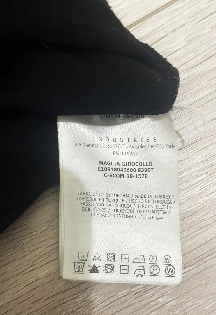 モンクレール ワンポイント ロング　Tee ブラックM レディース