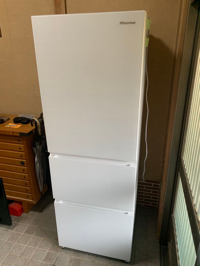 【現地渡し限定】358L 冷蔵庫 ハイセンス　HR-G36E3W