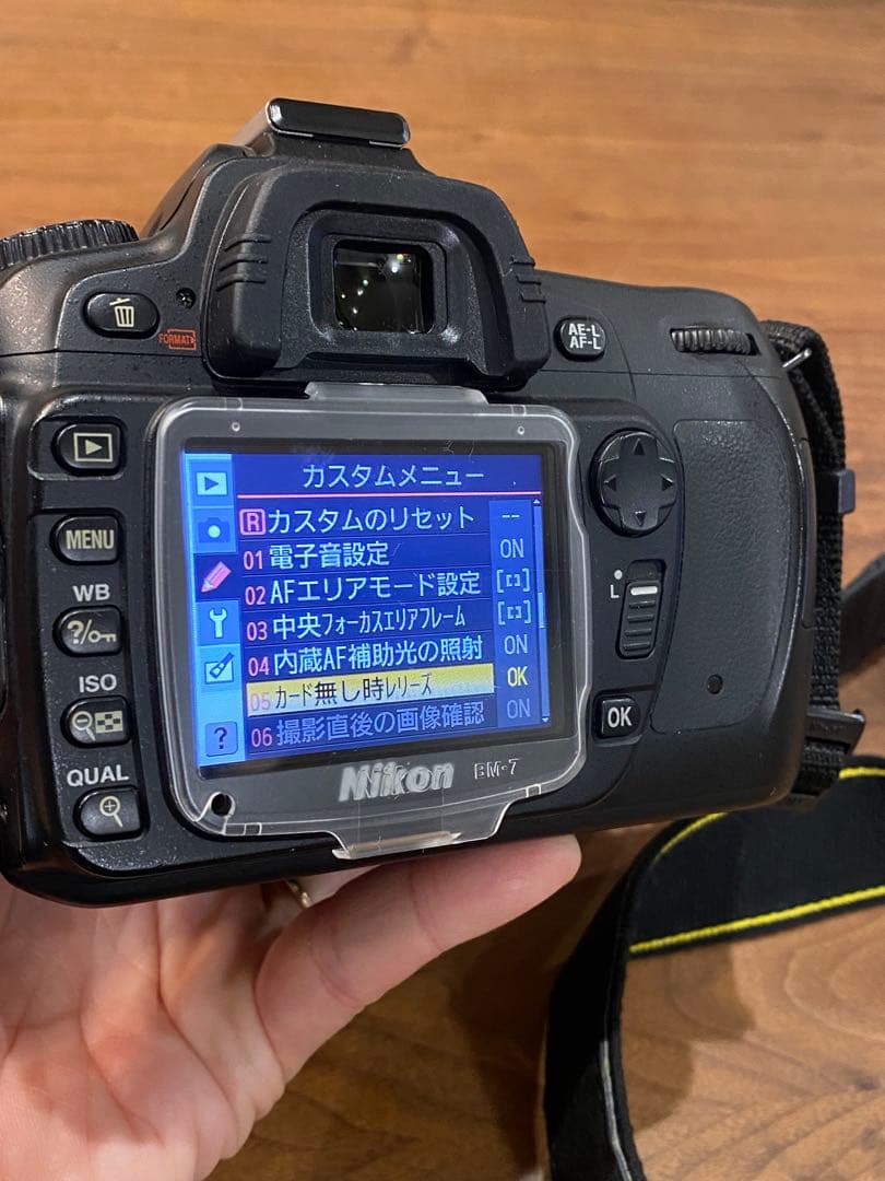 Nikon D80 CCDデジタル一眼レフ 28-85 レンズ付　動作品