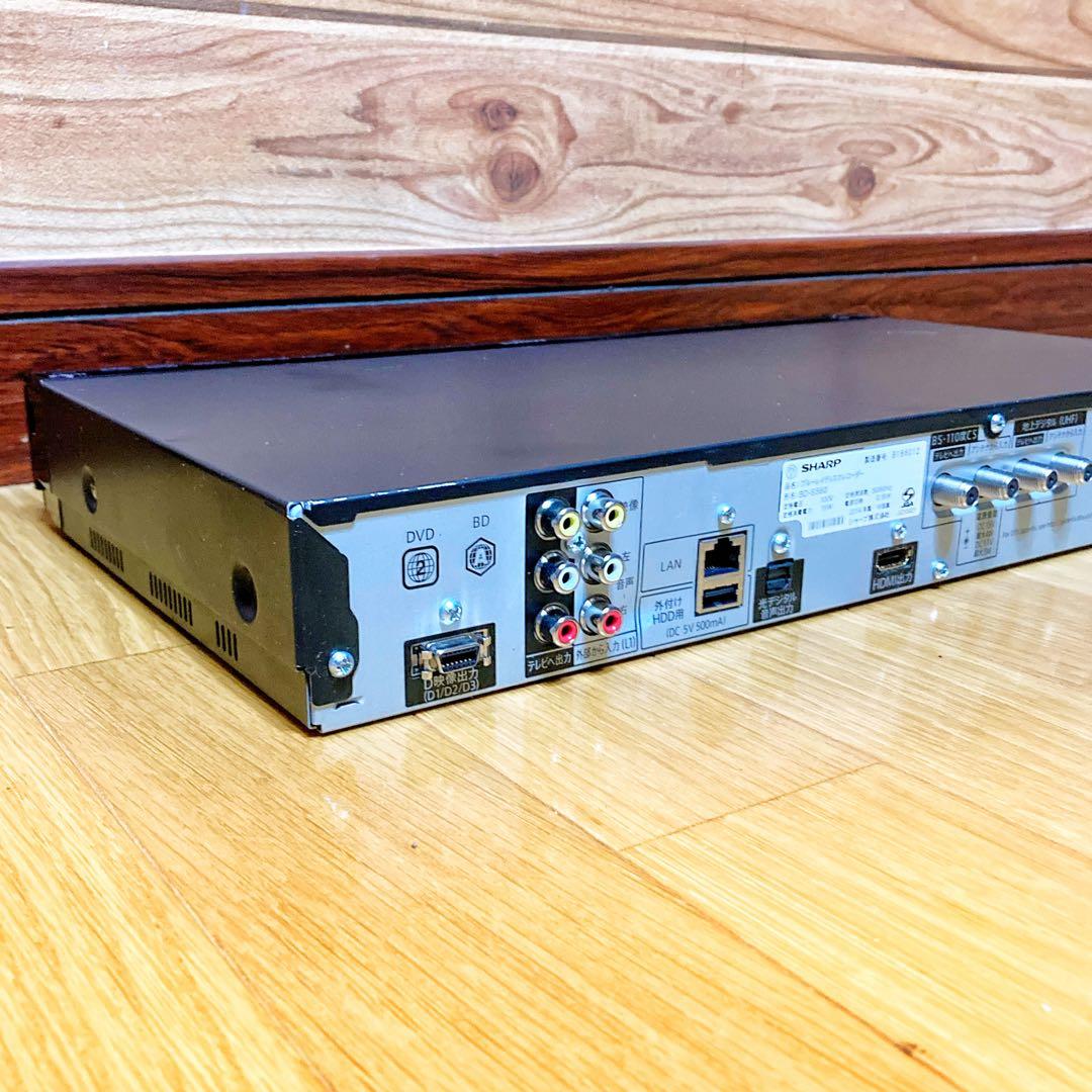 SHARシャープ AQUOSブルーレイ レコーダー HDD 500GB