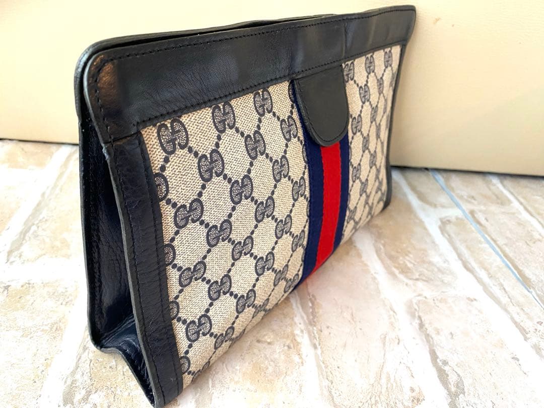 Gucci グッチ GGパターン クラッチバッグ