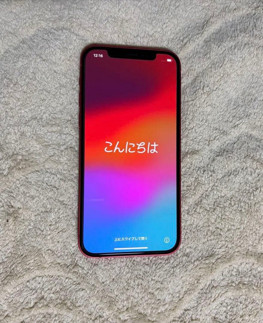 Apple iPhone 12 red 本体