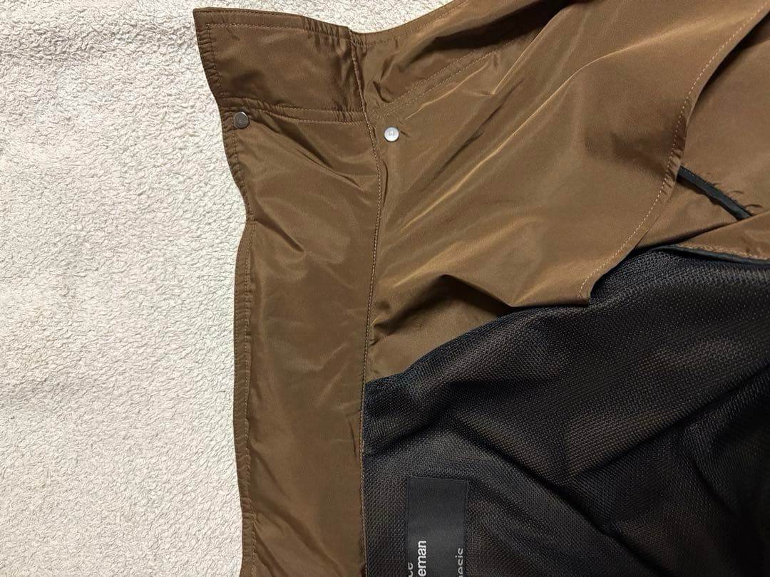 美品　カオス　プリズムライトブルゾン　ダークブラウン