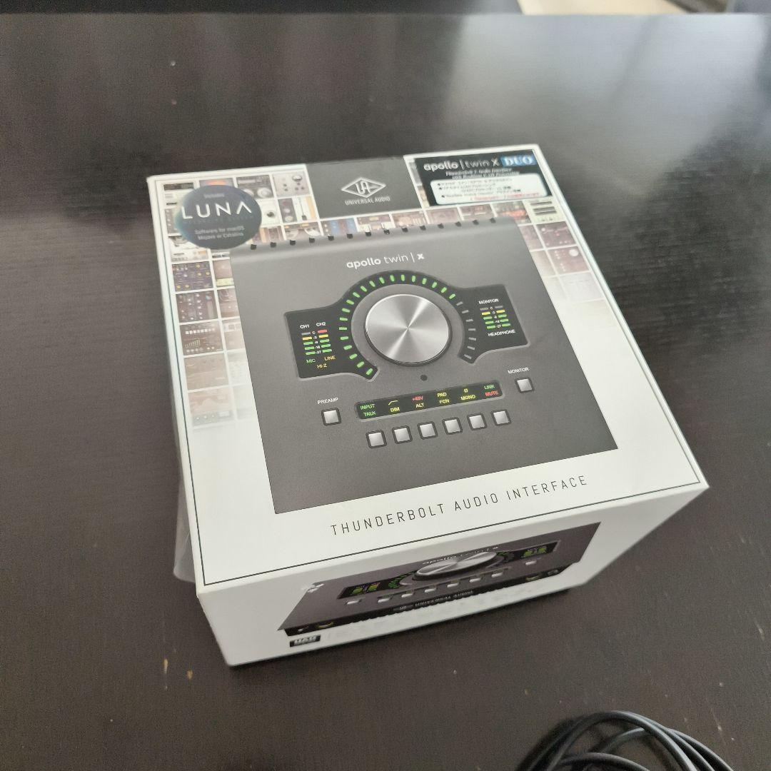 【ケーブル付】apollo twin x DUO Universal Audio