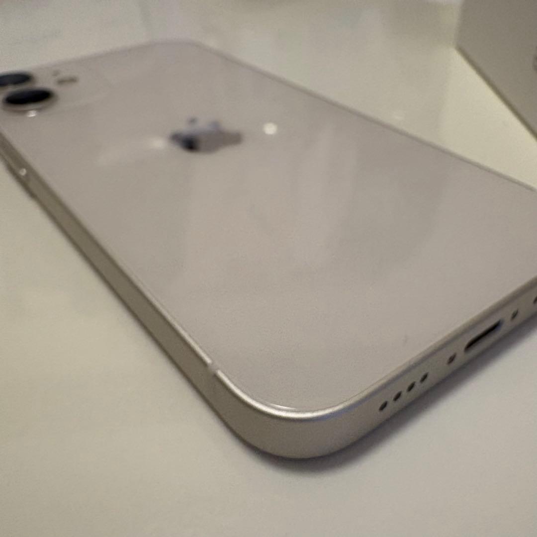 【極美品】iPhone12mini 128GB ホワイト
