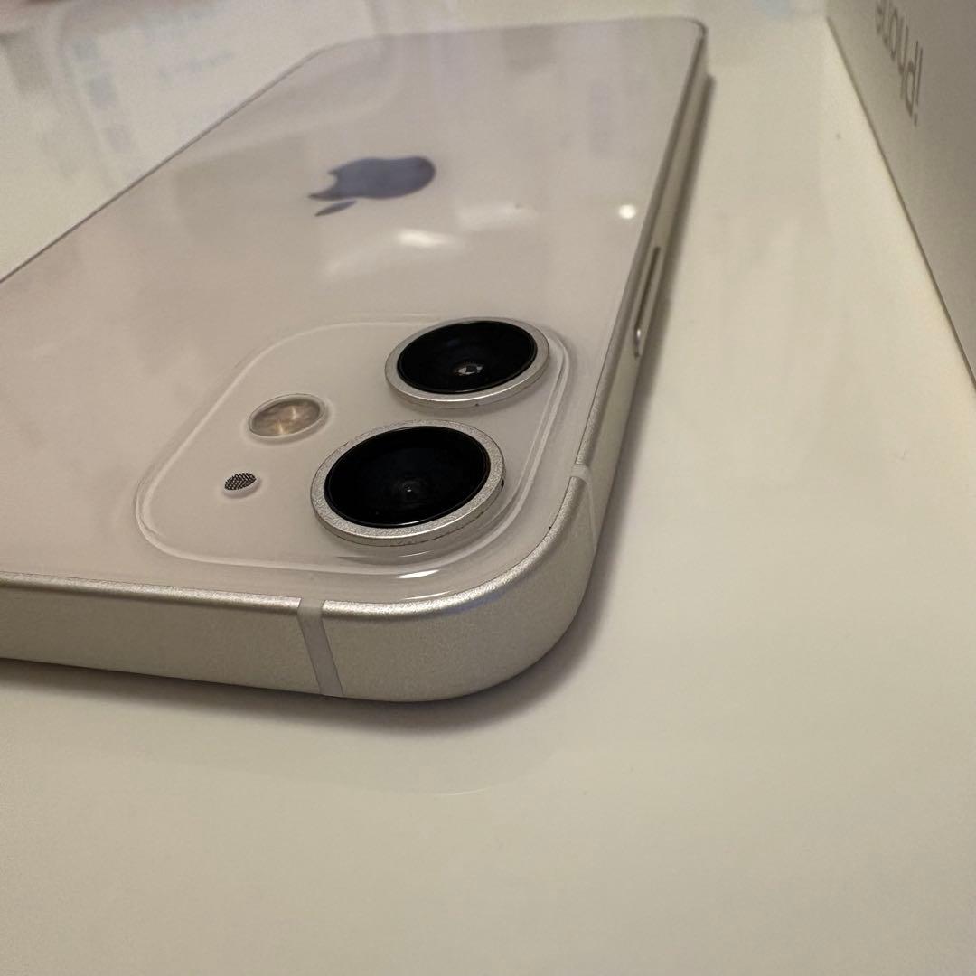 【極美品】iPhone12mini 128GB ホワイト