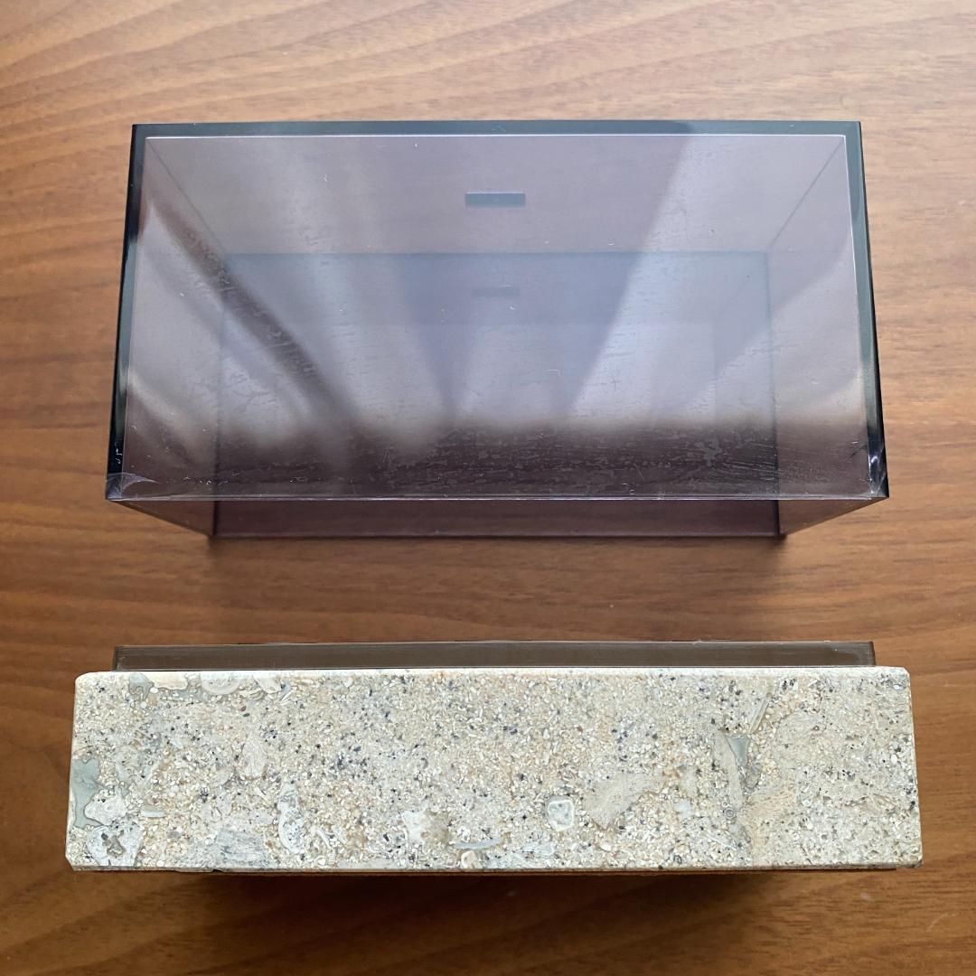 Denon AS-3 カートリッジ キーパー 3本 収納 ケース デノン 大理石